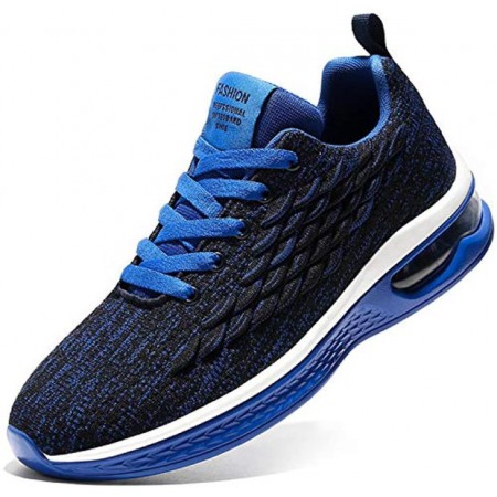 Men's Athletic Gym Tennis Shoes Sneakers Lightweight Walking Shoes Blue